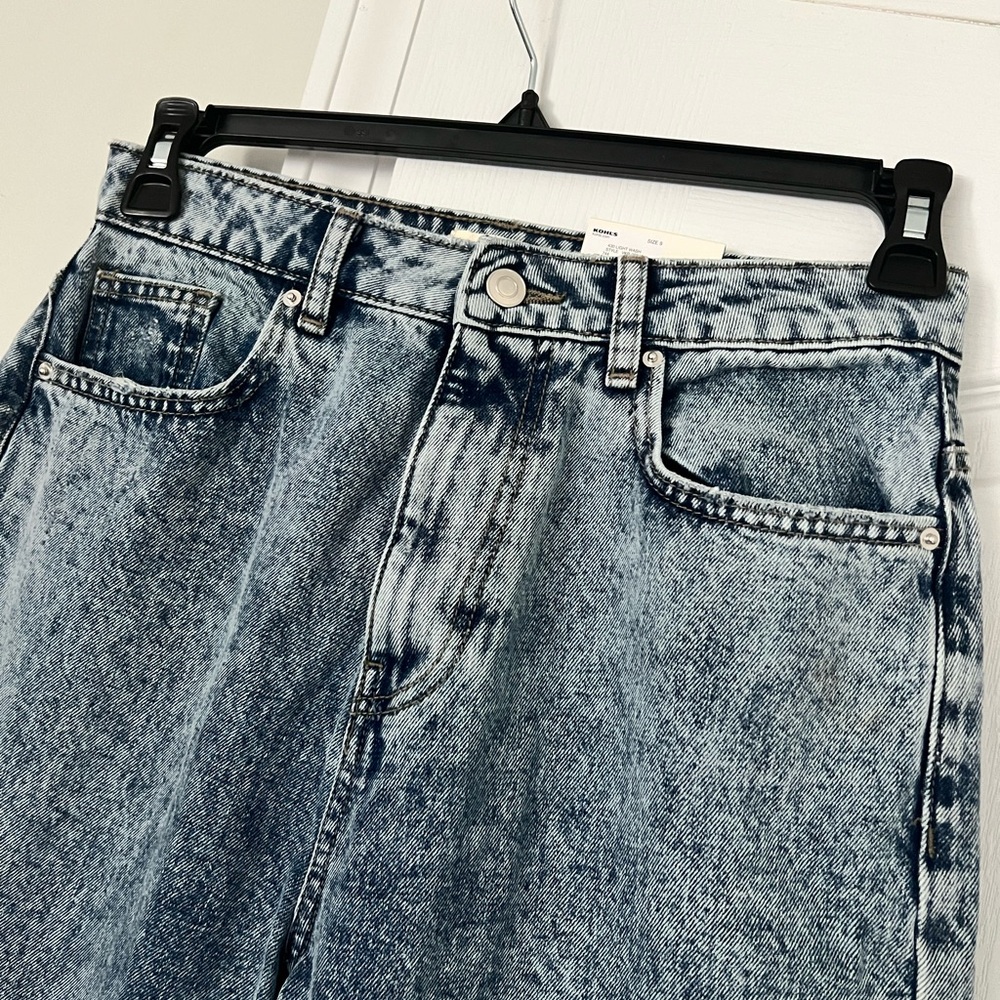SO | NWT light washed high rise boot cut jeans - 9 juniors - Picture 5 of 8